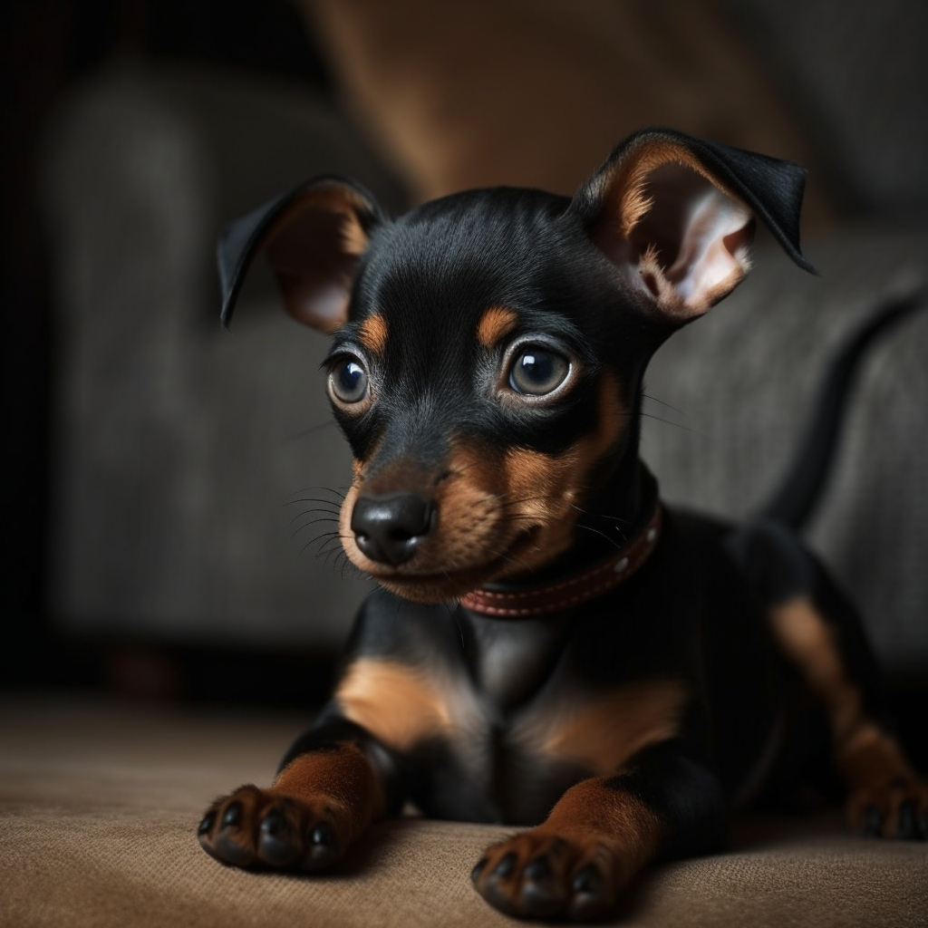 Miniature Pinscher toy breed puppy