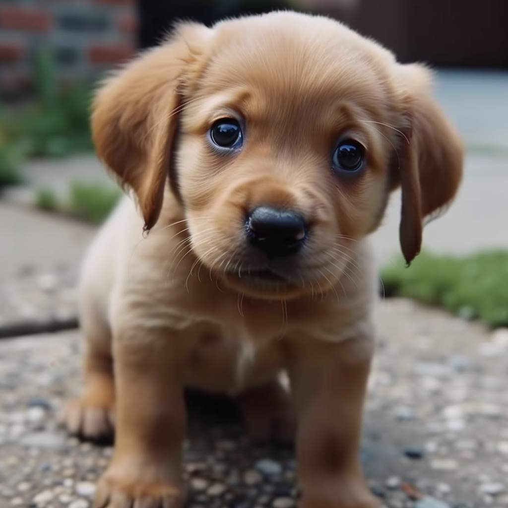 adorable little puppy dog posing for a photo