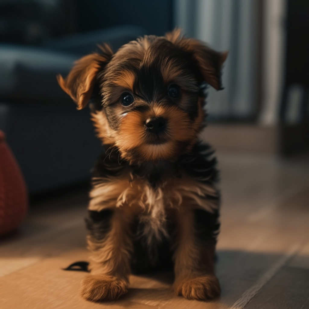 super cute puppy picture sitting on the floor looking adorable for the camera