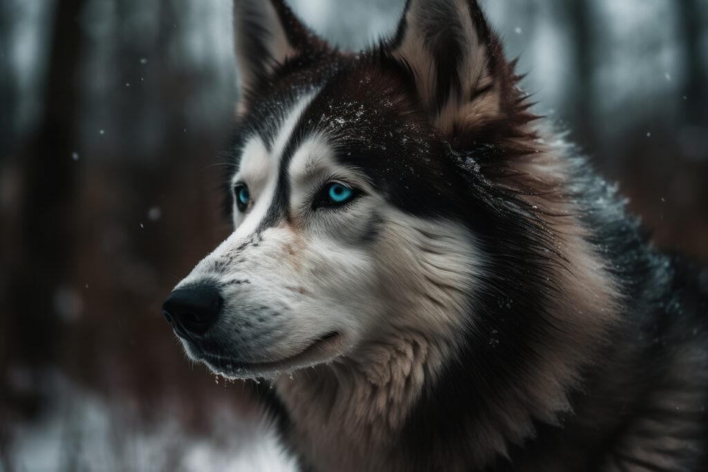 beautiful blue eyed siberian husky wallpaper