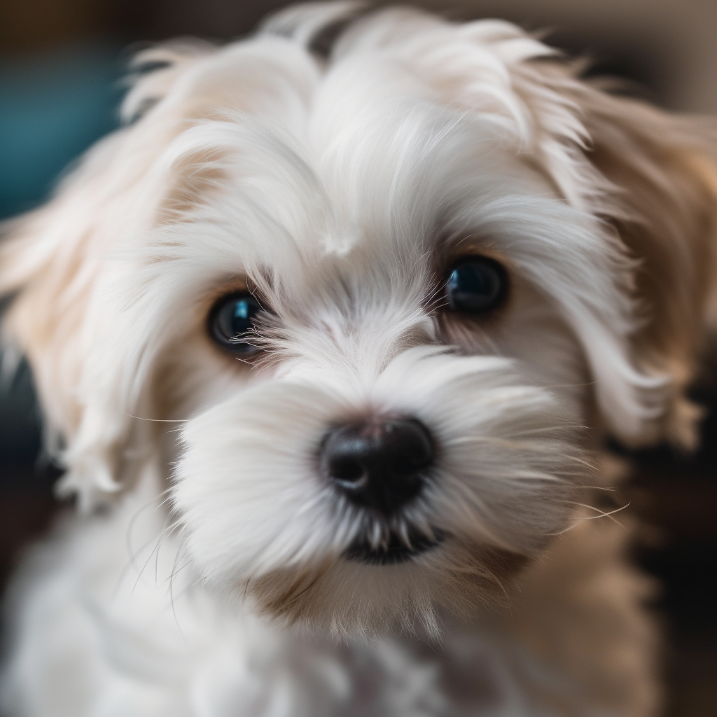 image of a cute maltese puppy