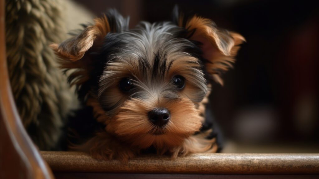 cute yorkshire terrier puppy wallpaper
